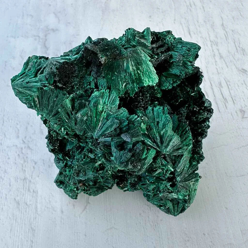 2.5" Fibrous Malachite A