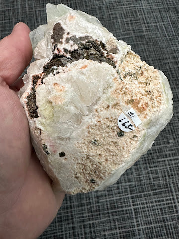 Green Apophyllite with Stilbite