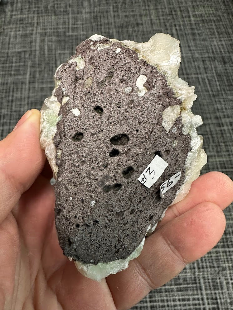 Green Apophyllite with Stilbite