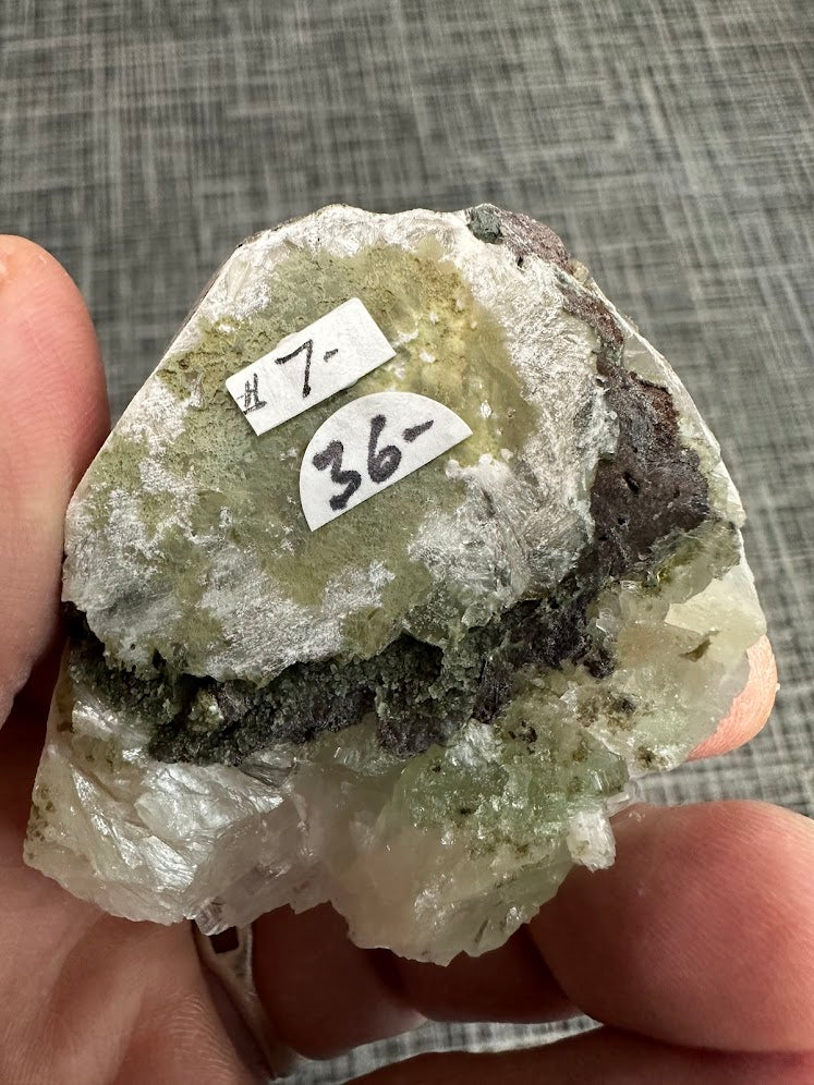 Green Apophyllite with Stilbite