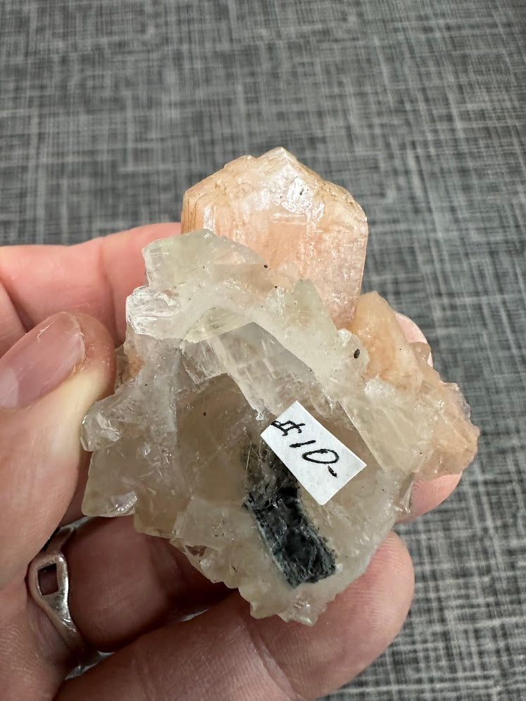 Green Apophyllite with Stilbite