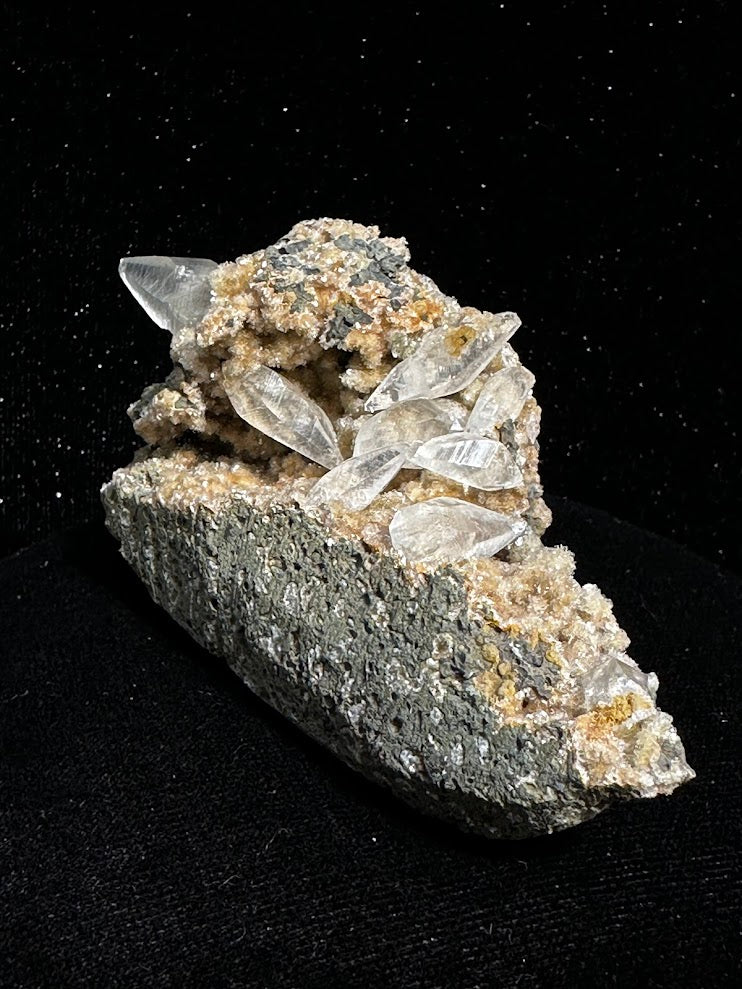 Calcite over Heulandite
