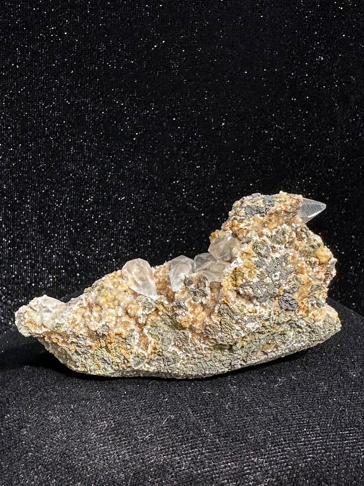 Calcite over Heulandite