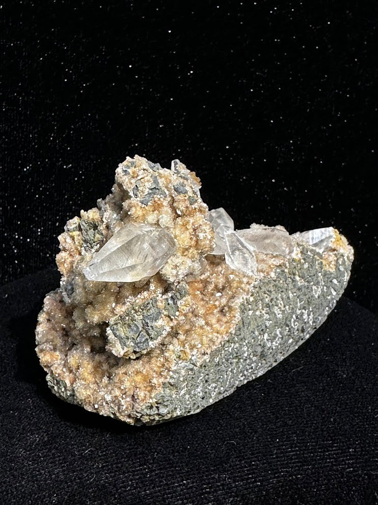 Calcite over Heulandite
