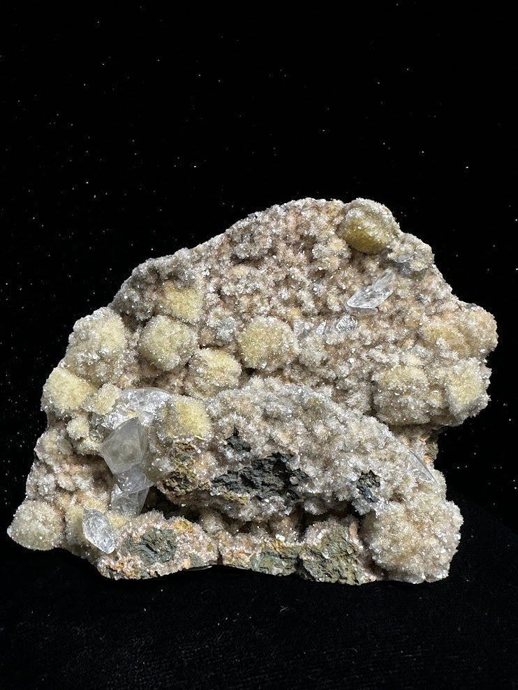 Calcite over Heulandite