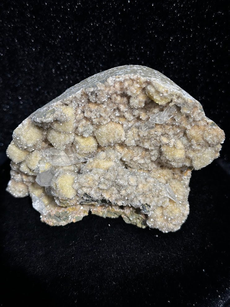 Calcite over Heulandite