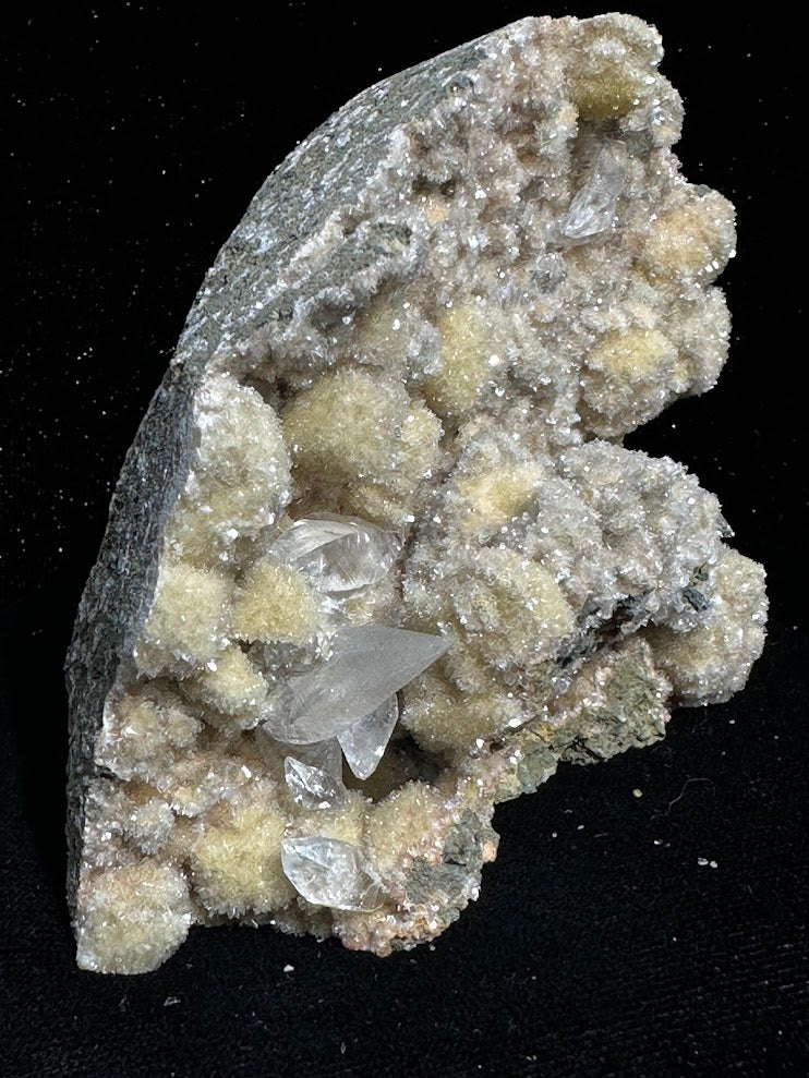 Calcite over Heulandite