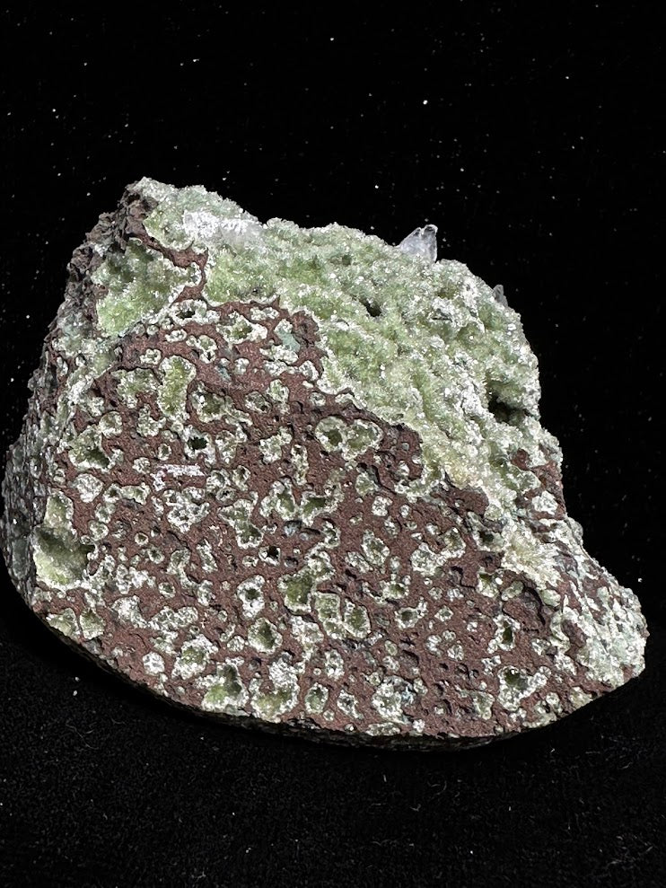 Calcite over Heulandite