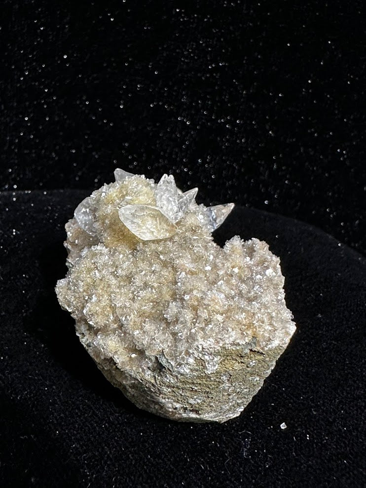 Calcite over Heulandite