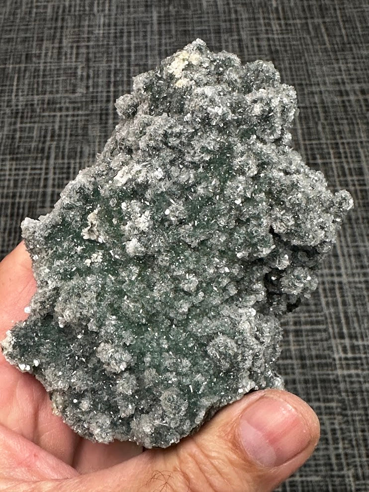 Green Drusy Heulandite Mineral Specimen