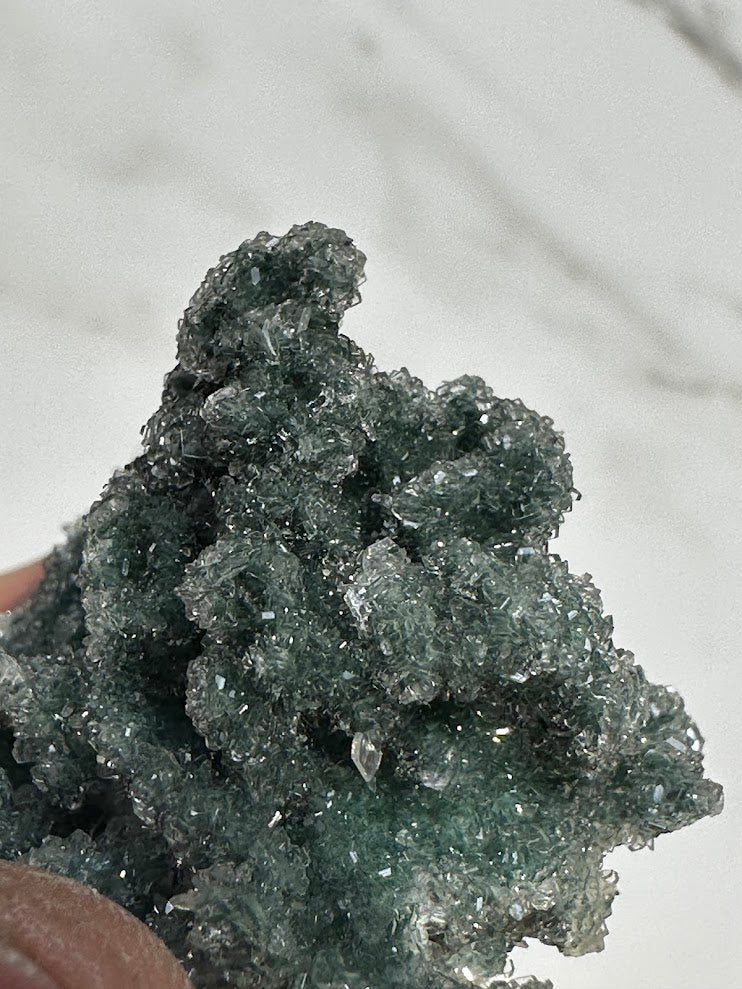 Green Drusy Heulandite Mineral Specimen