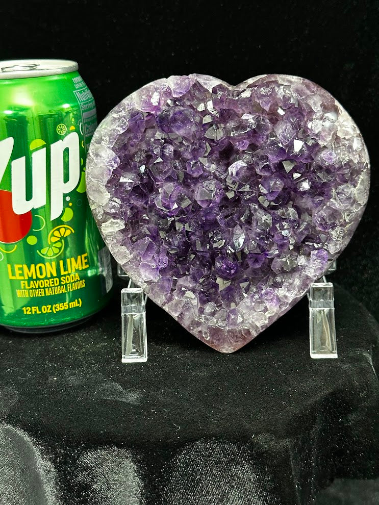 H-Uruguay Amethyst Large Hearts