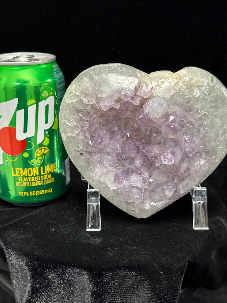 I-Uruguay Amethyst Large Hearts
