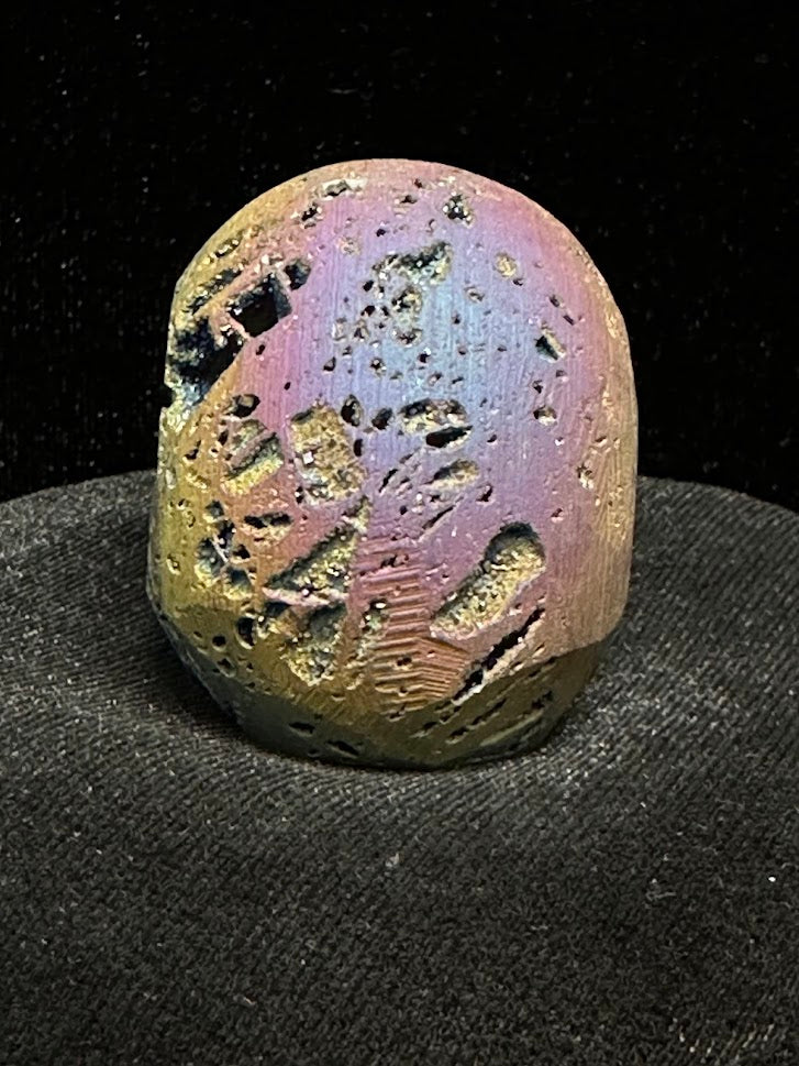 Rainbow Aura Skull -G