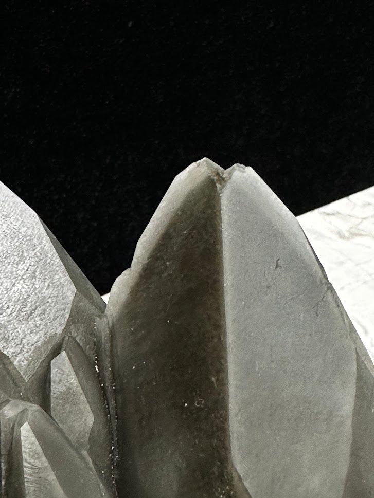 Black Phantom Calcite (Dragon Scales) -D