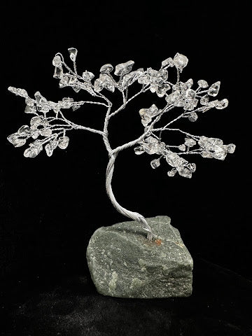 6 Inch Clear Quartz Gem Tree #7