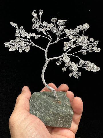 6 Inch Clear Quartz Gem Tree #7