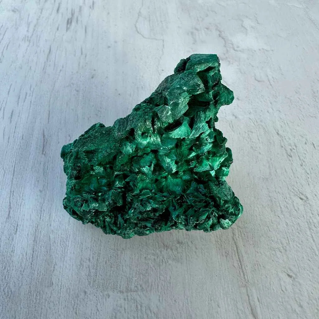 2" Fibrous Malachite C