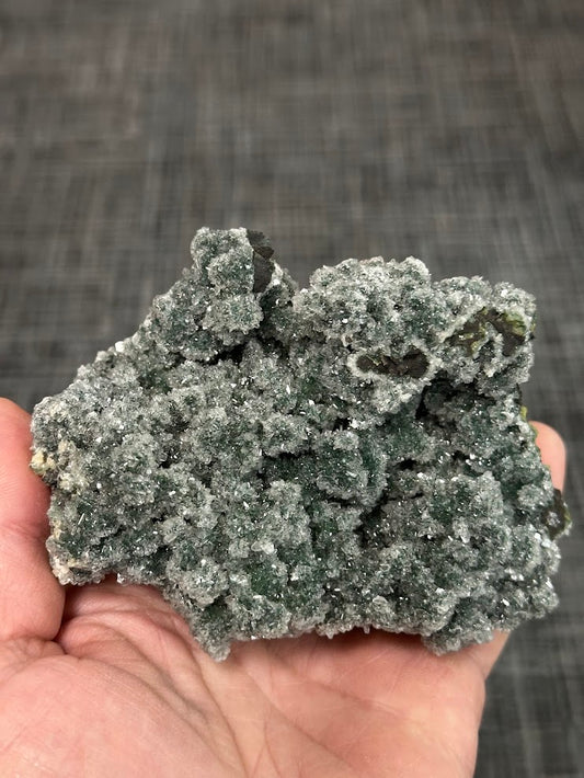 Green Drusy Heulandite Mineral Specimen