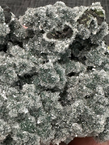 Green Drusy Heulandite Mineral Specimen