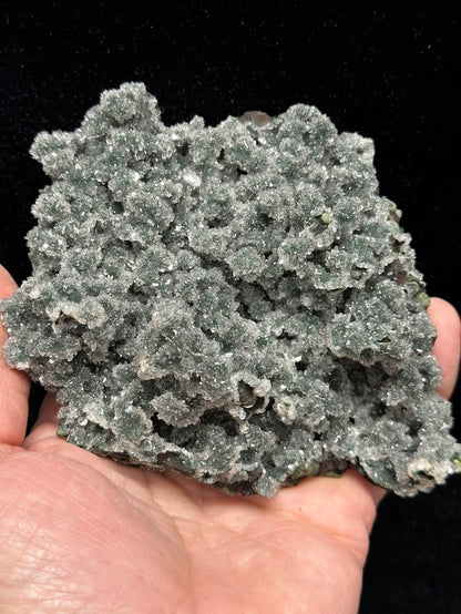 Green Drusy Heulandite Mineral Specimen