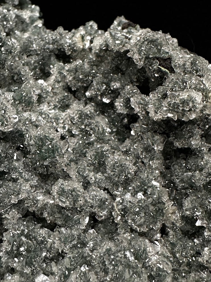 Green Drusy Heulandite Mineral Specimen