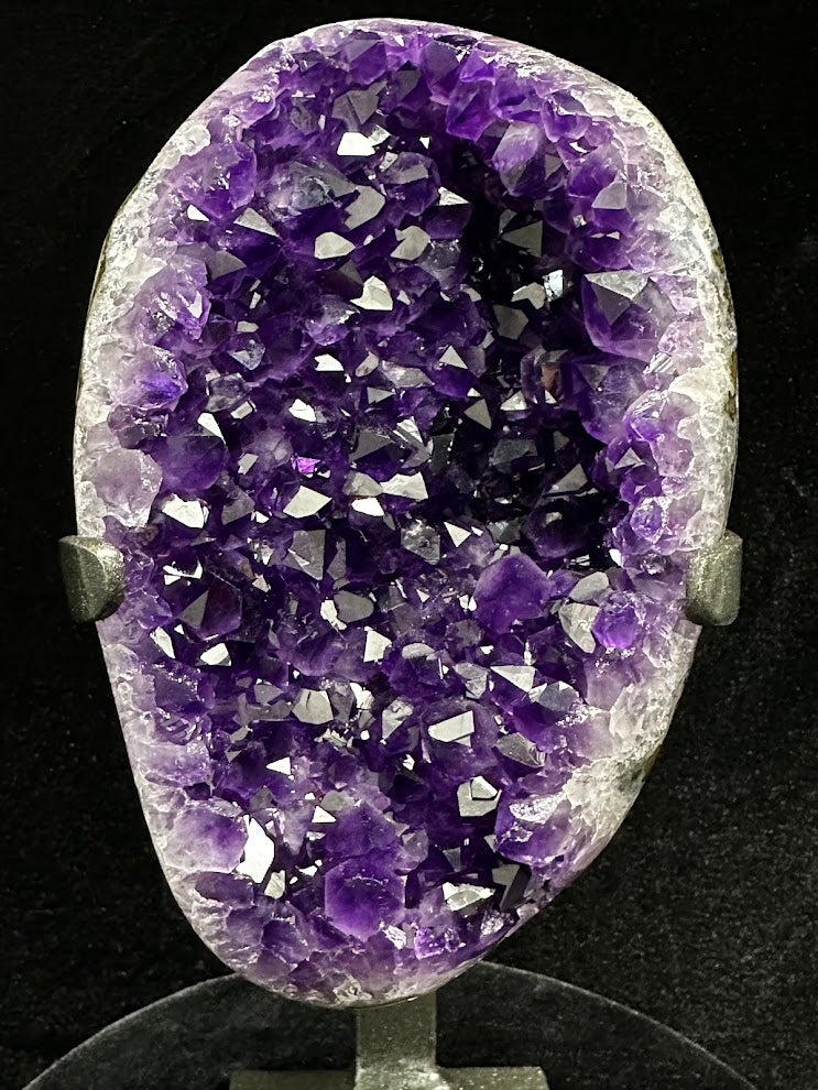 A-Uruguay Amethyst With Custom Stand