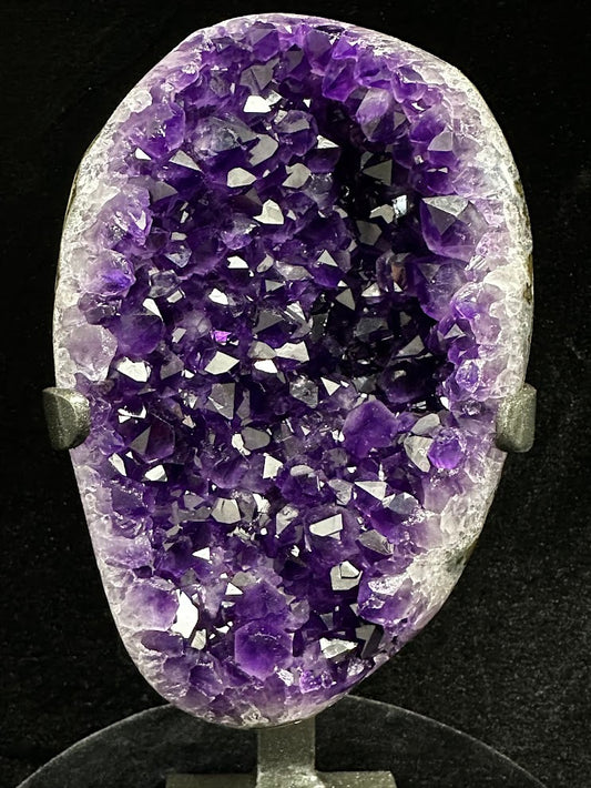A-Uruguay Amethyst with custom stand