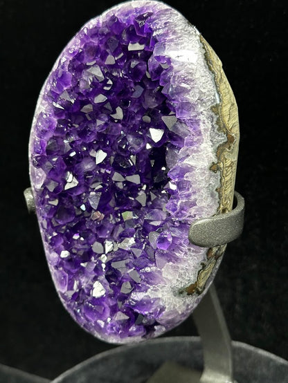 A-Uruguay Amethyst With Custom Stand