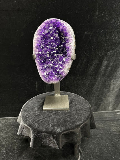A-Uruguay Amethyst With Custom Stand