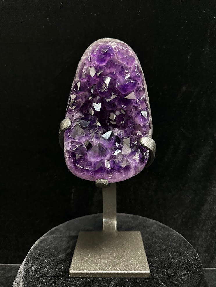 B-Uruguay Amethyst With Custom Stand