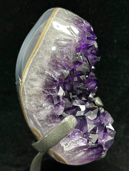 B-Uruguay Amethyst With Custom Stand