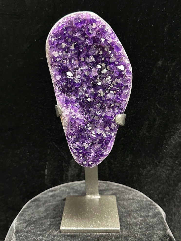 G-Uruguay Amethyst With Custom Stand