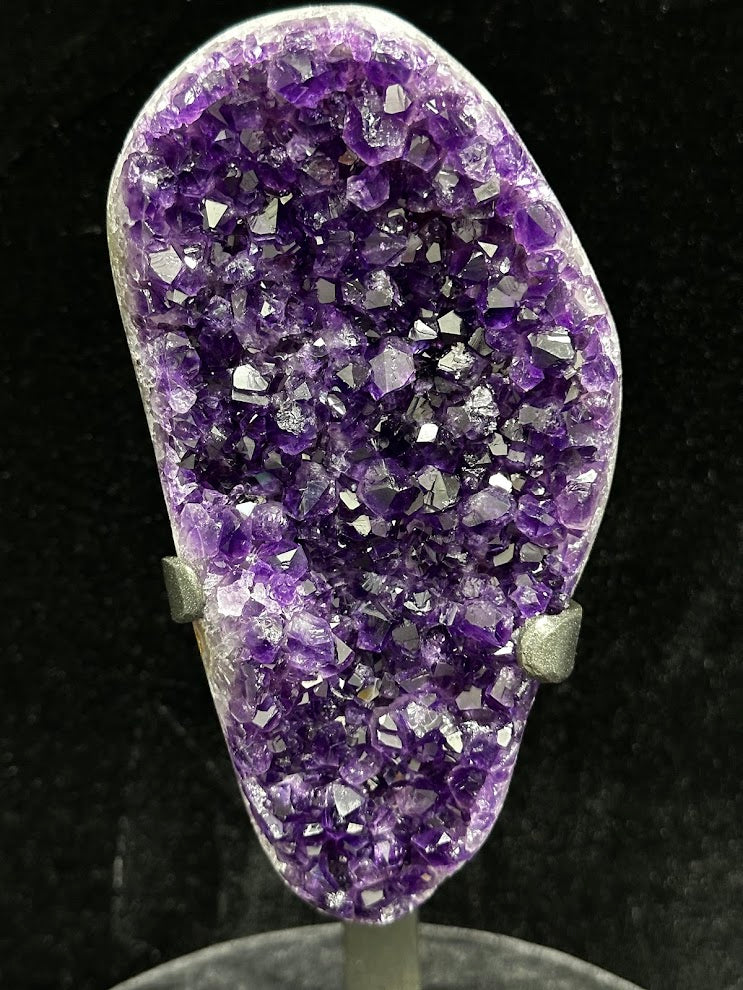 G-Uruguay Amethyst With Custom Stand