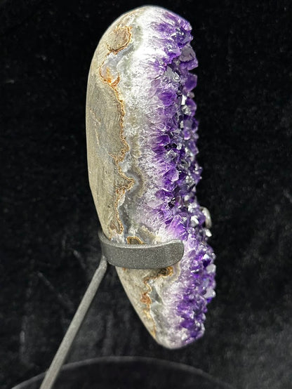 G-Uruguay Amethyst With Custom Stand