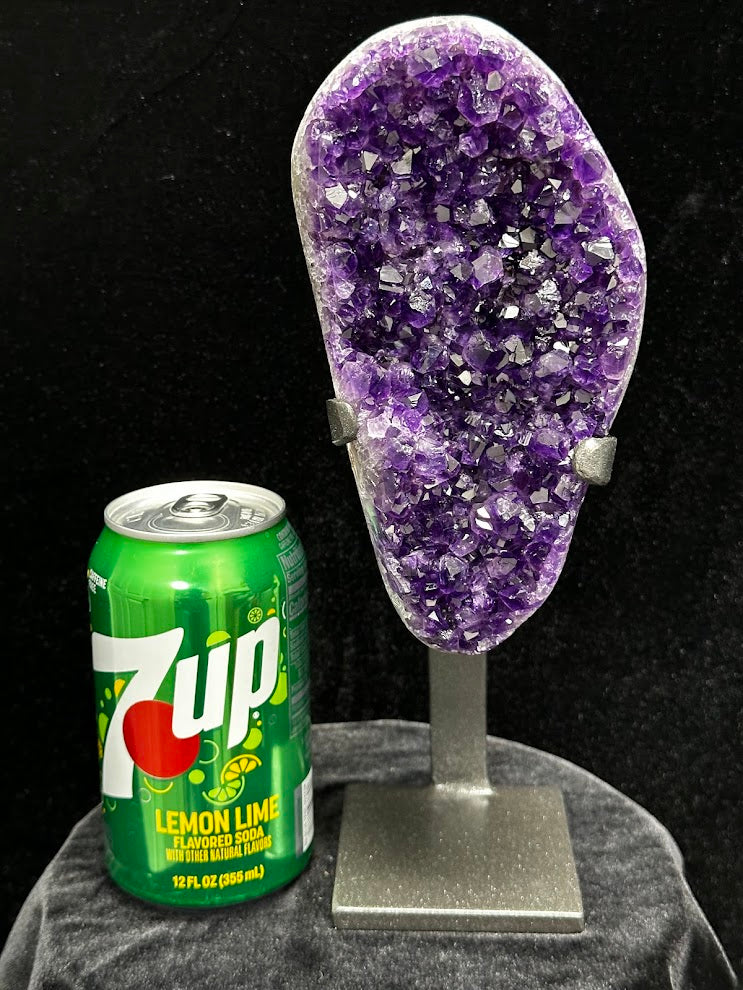G-Uruguay Amethyst With Custom Stand