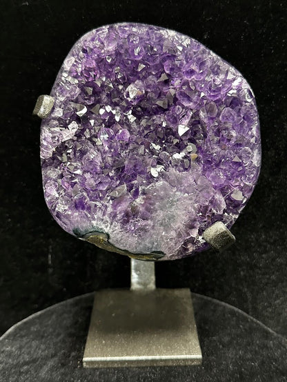 H-Uruguay Amethyst With Custom Stand