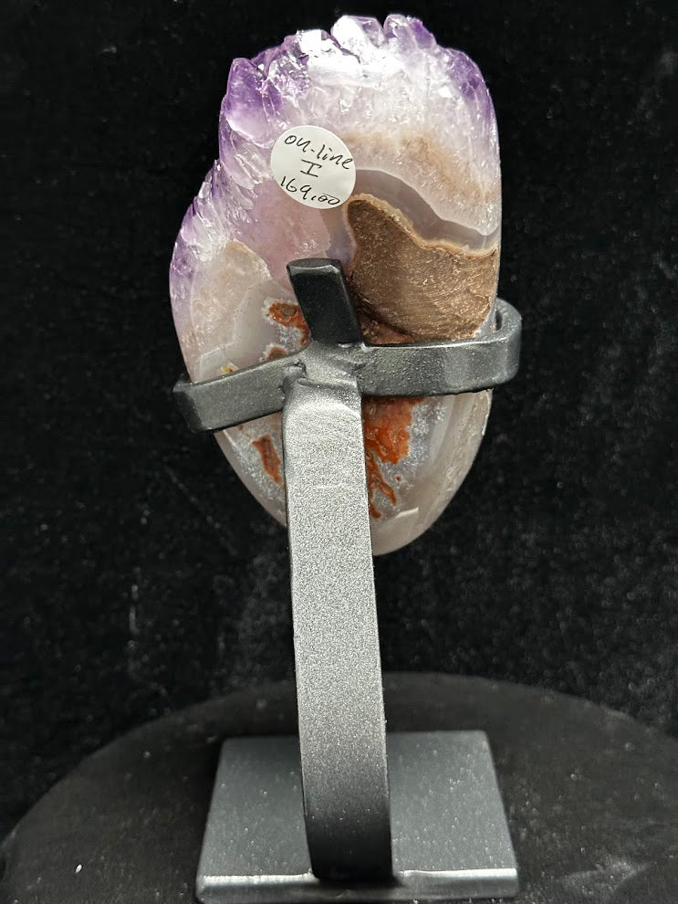 I-Uruguay Amethyst With Custom Stand