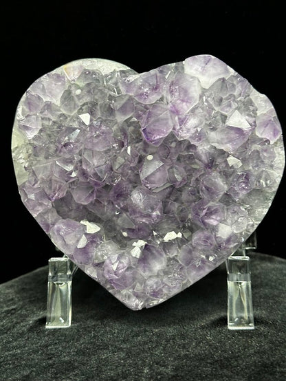 A-Uruguay Amethyst Large Hearts
