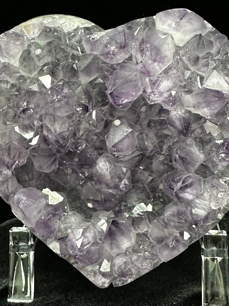A-Uruguay Amethyst Large Hearts