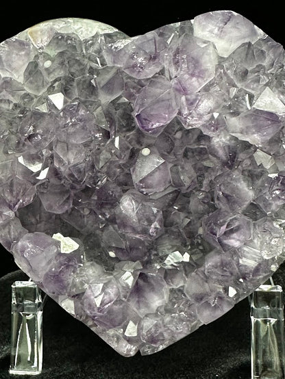 A-Uruguay Amethyst Large Hearts