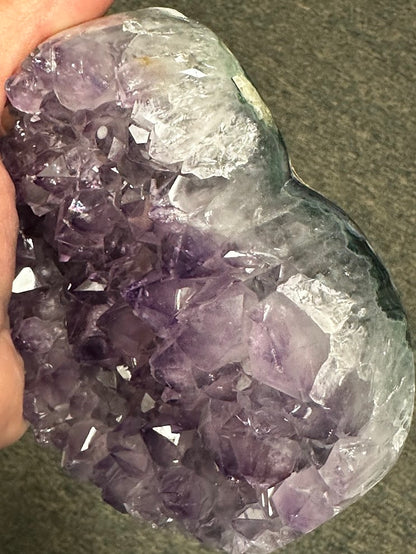 A-Uruguay Amethyst Large Hearts