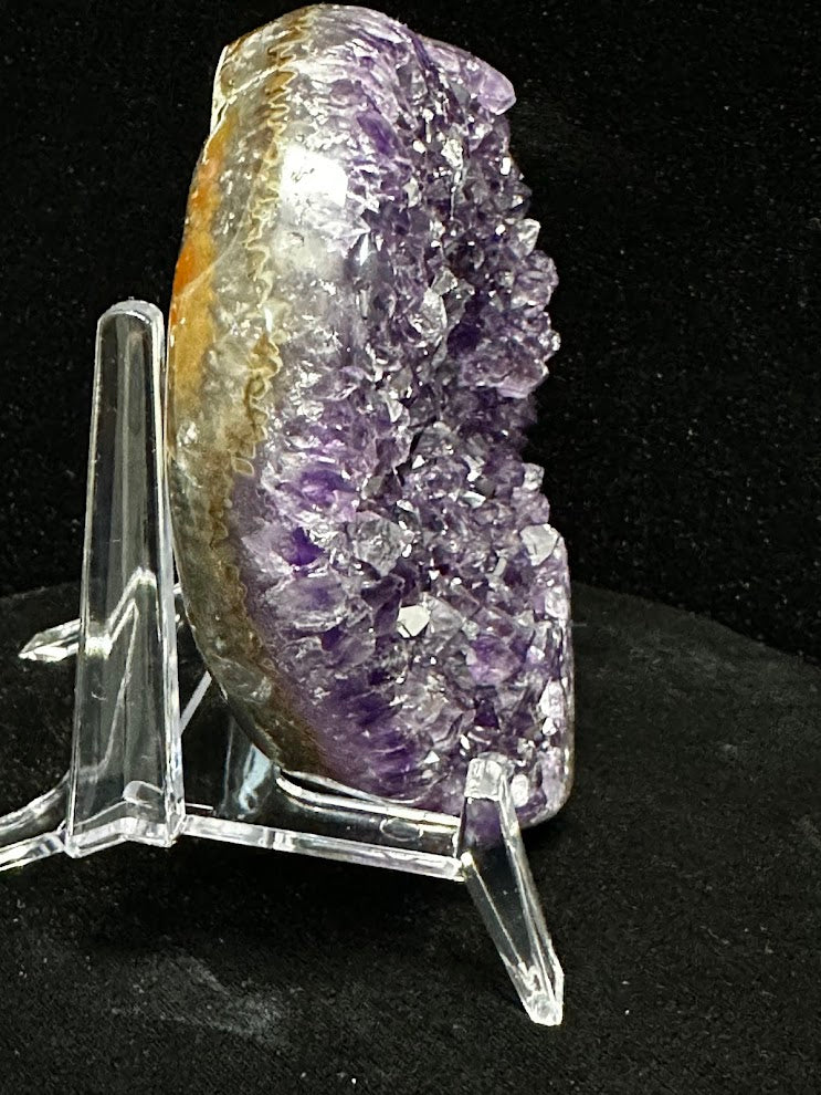 B-Uruguay Amethyst Large Hearts