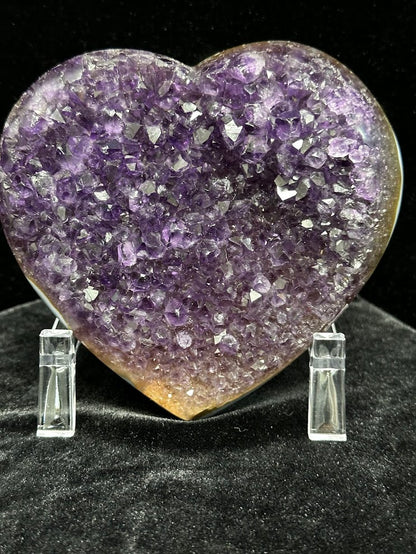C-Uruguay Amethyst large hearts