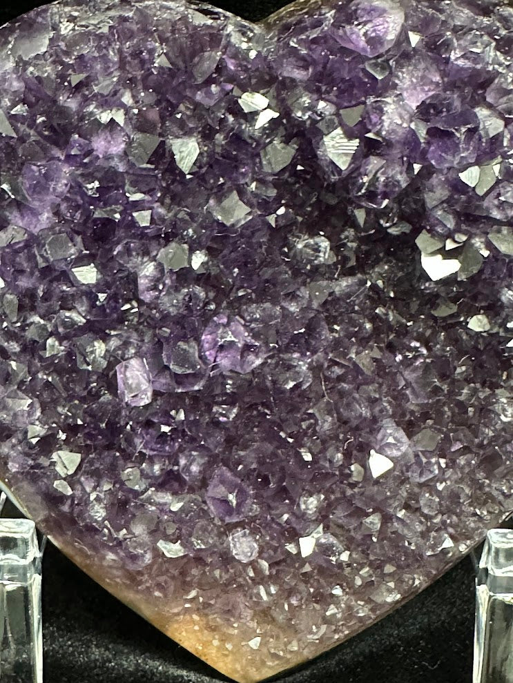 C-Uruguay Amethyst large hearts