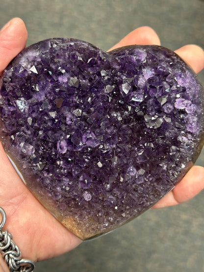 C-Uruguay Amethyst large hearts