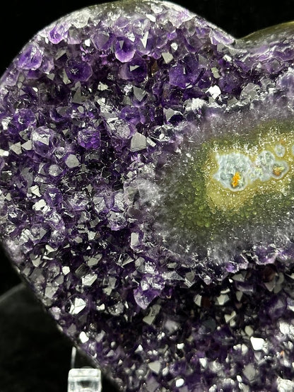 F-Uruguay Amethyst Large Hearts