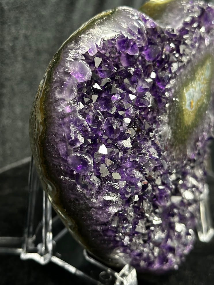 F-Uruguay Amethyst Large Hearts