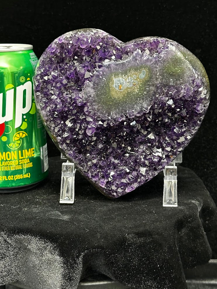 F-Uruguay Amethyst Large Hearts
