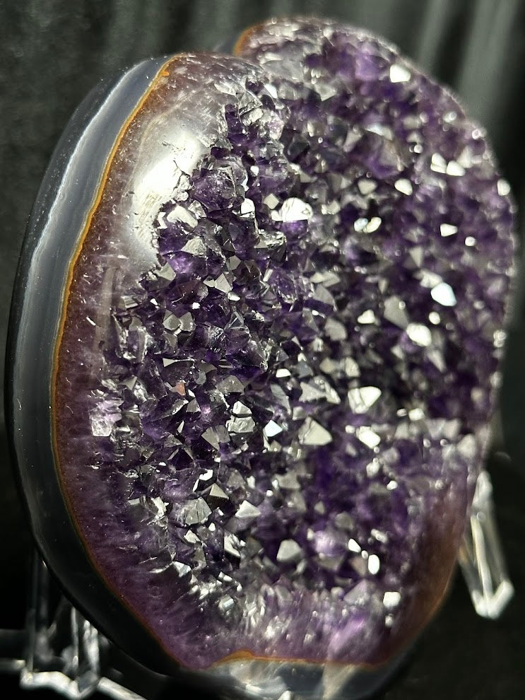 G-Uruguay Amethyst Large Hearts